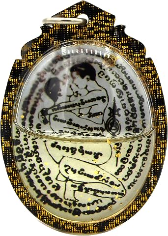 Thai Jewelry Amulet Pendant Lucky in Love Gay Love charm In-Khoo Baan Thoo Lehn Rak Pendant