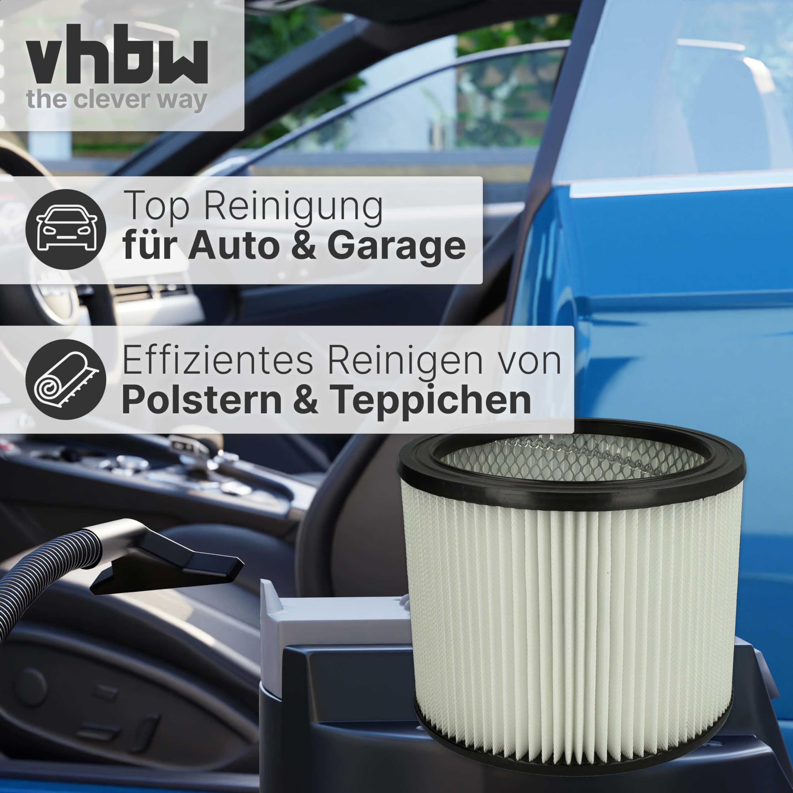 Wurth Vouwfilter, vlak, PES - VLAKFILTER PES TBV HWS 15-L - Easy Bolts