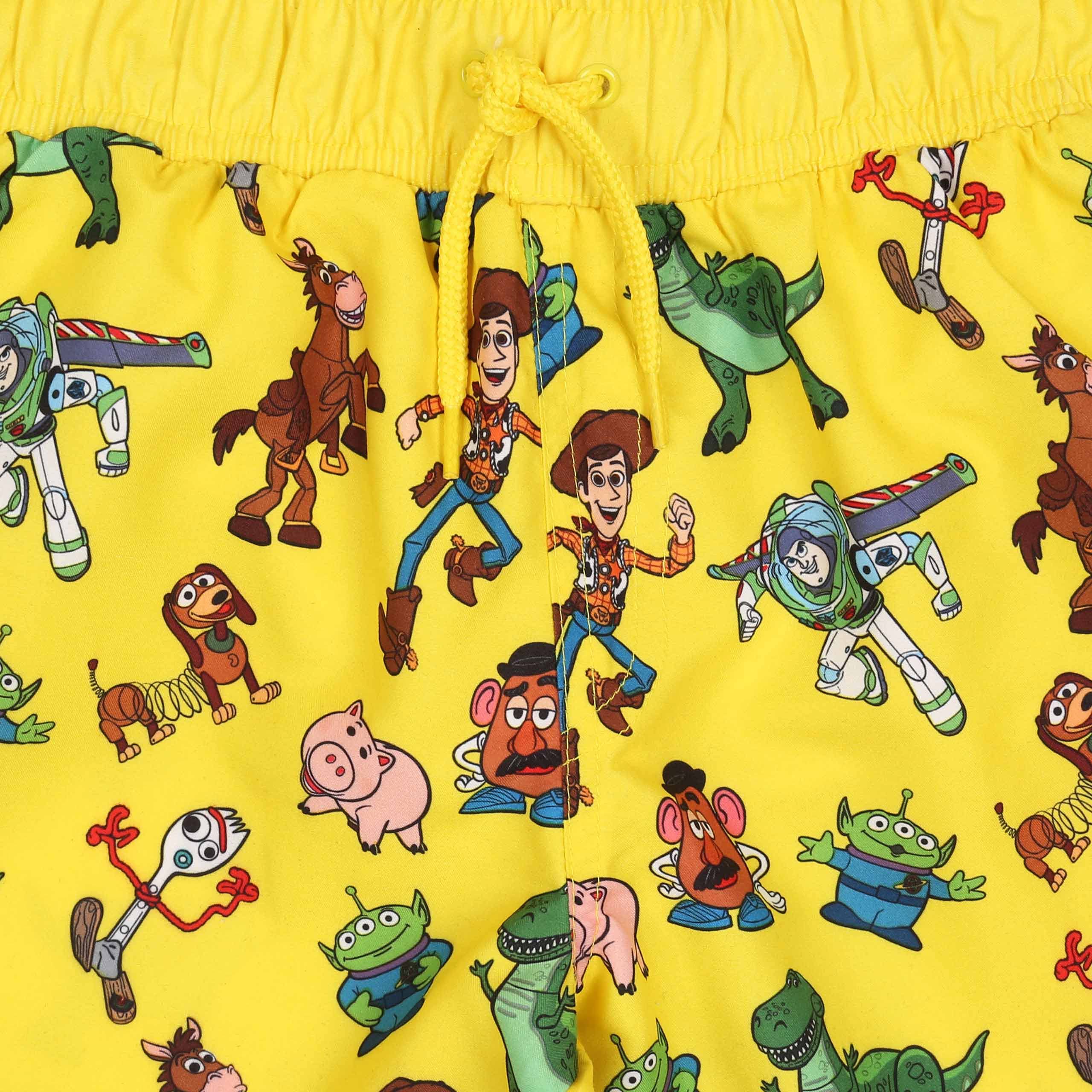 sarcia Toy Story Short de bain pour garçon Jaune