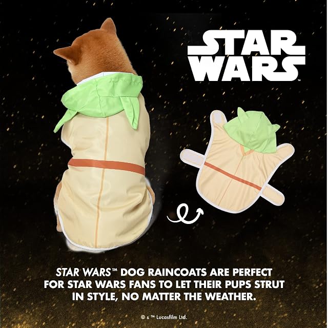 Foto 4 de 6 de Star Wars Chubasquero Yoda para Mascotas, Mediano