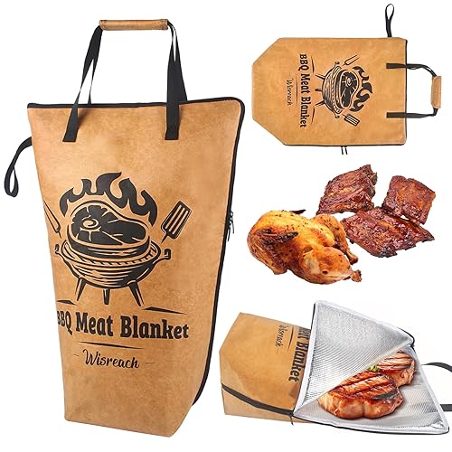 BBQ Blanket for Resting Meat, Insulated Brisket Resting Bag for