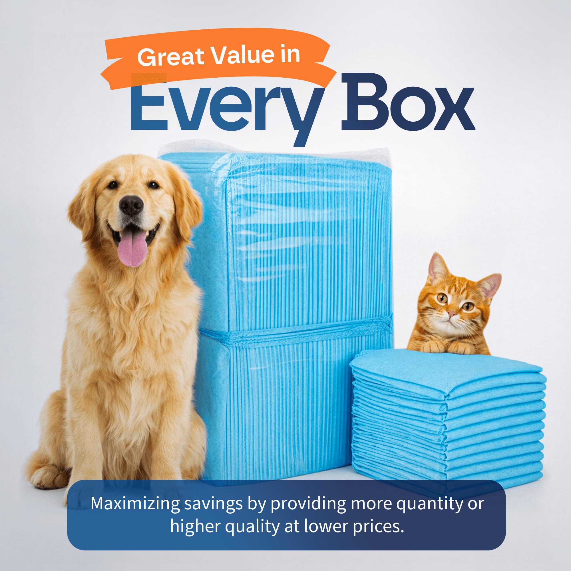 Healqu Cuscinetti per cuccioli, 50 pezzi, 23 x 24 cm, tecnologia avanzata a tenuta stagna per la rottura della casa e l'addestramento, ultra assorbenti, ideali per cani, cuccioli e gatti