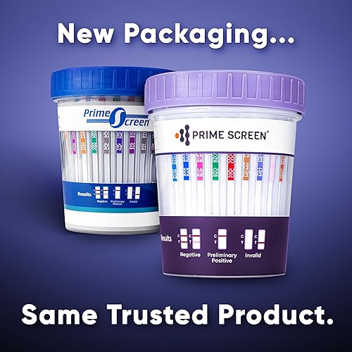 Miniatura 14 de Prime Screen -12 Panel Multi Drug Orine Test Compact Cup (THC 50, AMP, BAR, BUP, BZO, COC, mAMP/MET, MDMA, MOP/OPI, MTD, OXY, PCP) C-Cup-[1 unidad]
