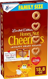 Honey Nut, Breakfast Cereal with Oats, Gluten Free, 18.8 oz (Pack of 14)
