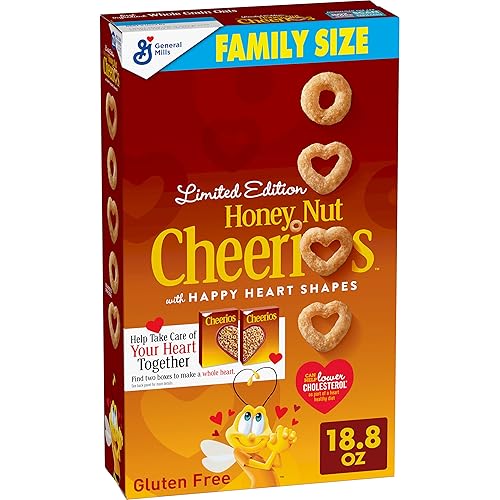 Vista 33 de Cheerios Cereal de desayuno sin gluten de avena integral, bolsa de 2.2 onzas (paquete de 5)