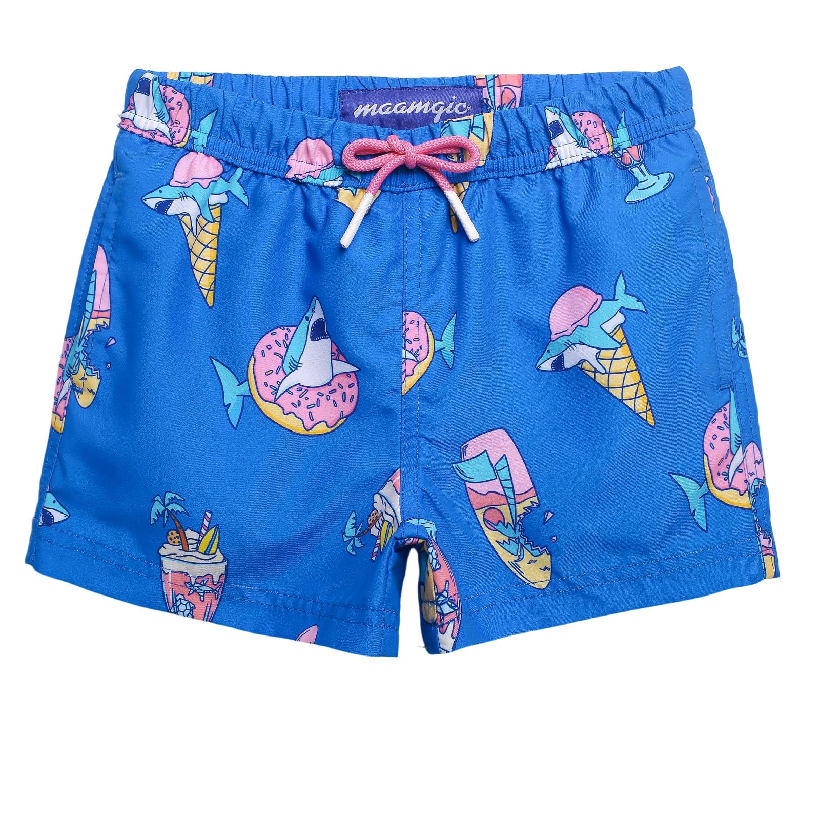 maamgic Boys Swim Trunks Toddler Swim Shorts Little Boys Bathing Suit Swimsuit Toddler Boy Swimwear