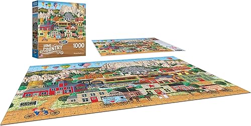 Miniatura 3 de Cra-Z-Art - RoseArt - País de origen- Mount Rushmore - Rompecabezas de 1000 piezas