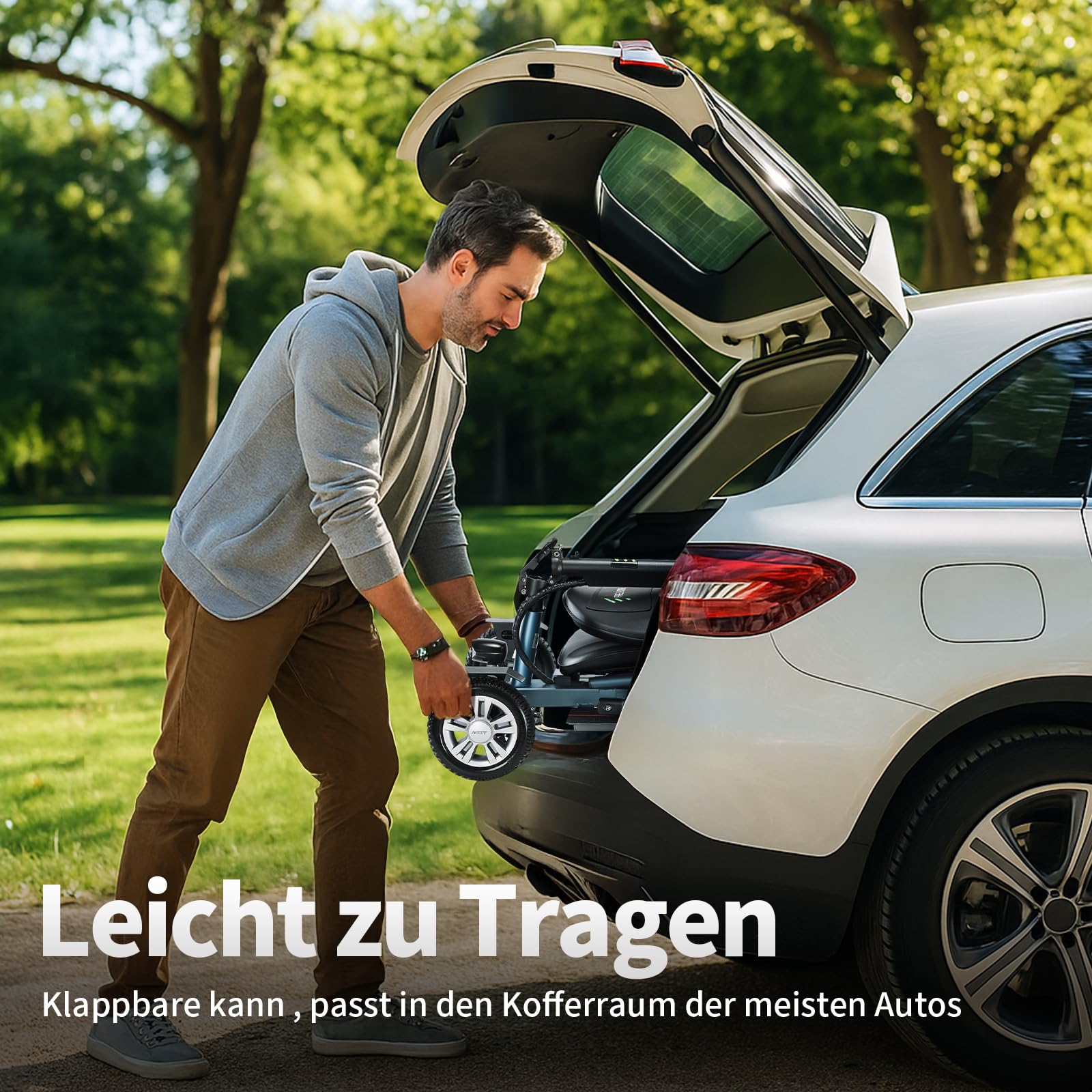 Elektromobil 15 km/h 4-Rad Klappbar seniorenmobil