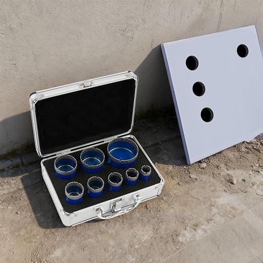 Kit profesional de brocas diamante para azulejos 8 piezas miniatura 6