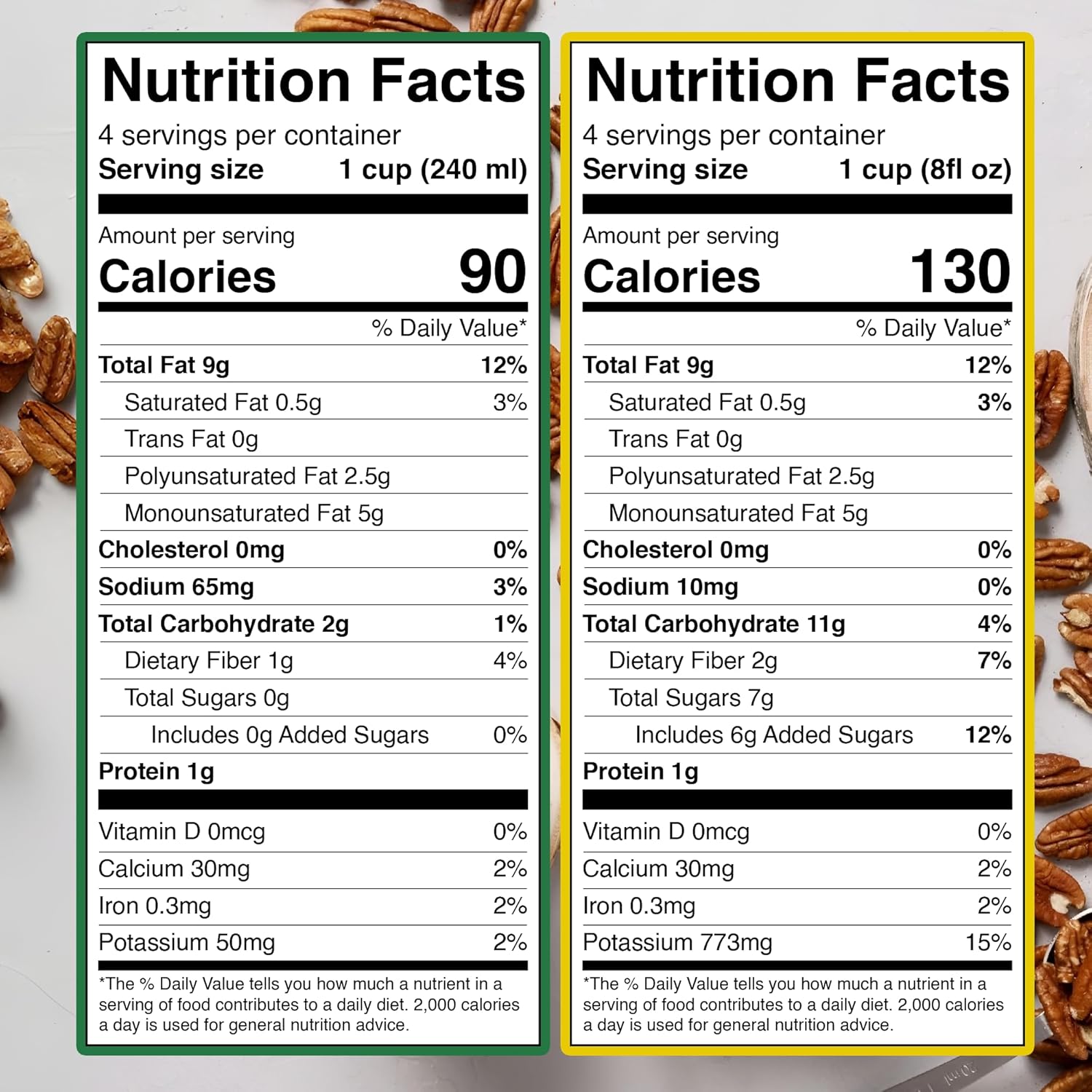 PKN Plant-Based Pecan Milk Variety Pack - Zero & Barista Flavors 32 Fl Oz (Pack of 6) - Dairy-Free, Vegan, No Added Sugar Option, Clean Ingredients Nut Milk for Coffee, Smoothies & Everyday Use