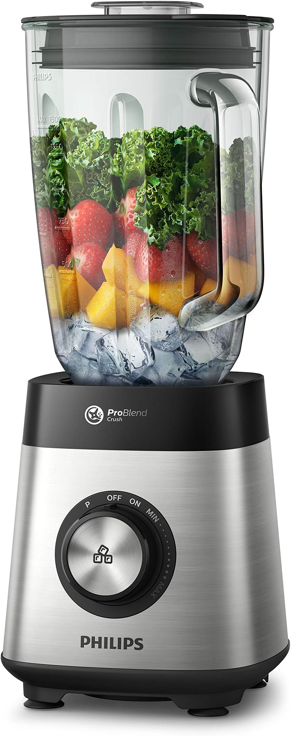 Philips HR3781/00 Serie 5000 Frullatore a immersione nero con accessori