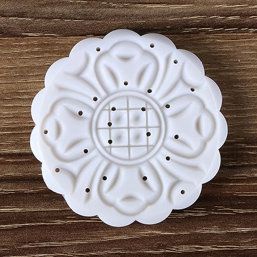 Miniatura 6 de Sellos de pastel de luna de 3.53 oz, patrón tradicional, moldes de pastel de luna, moldes para festival, bricolaje, prensa de mano, cortadores de