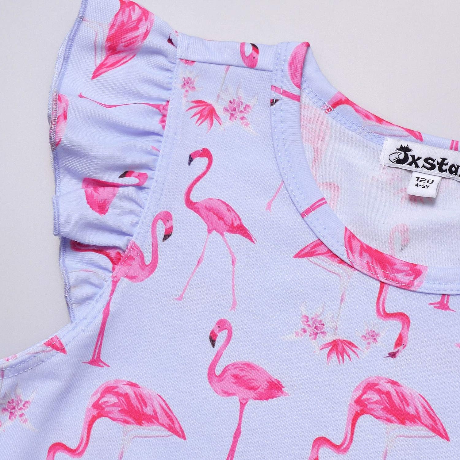 Jxstar Nighggowns for Girls Pajamas Princess Sleepwear Flutter Sleeve Dresses - Image 3