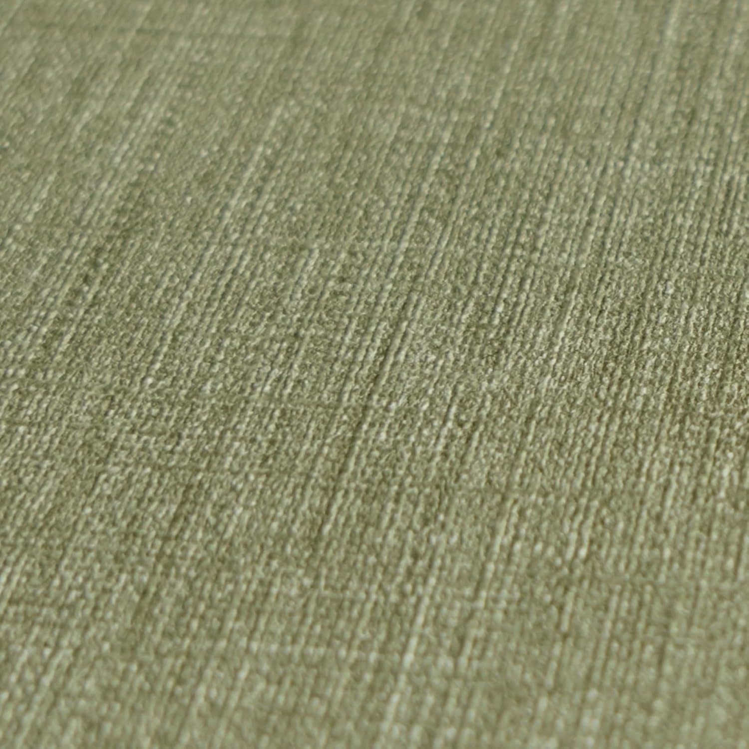 Livingwalls 396521 Plain Wallpaper in Green Plain High-Quality Wallpaper with Textile Structure for Various Rooms 10.05 m x 0.53 m Made in Germany