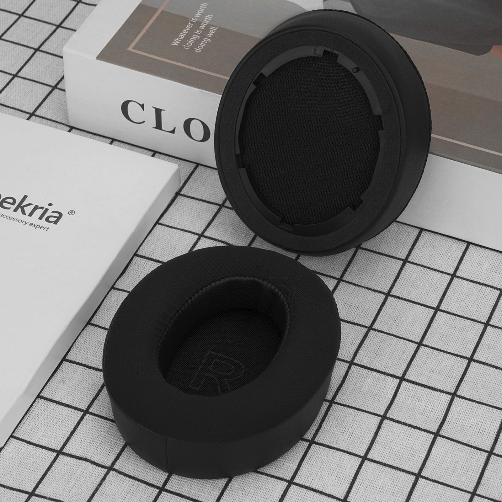 Geekria Sport Cooling-Gel Replacement Ear Pads for Anker Soundcore Life Q10, Q10 BT, Life 2 NEO Headphones Ear Cushions - Image 4