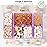 FYY Daily Pill Organizer,7 Compartments Portable Pill Case Travel Pill Organizer,[Folding Design] Large Pill Box for Purse Pocket to Hold Vitamins,Cod Liver Oil,Supplements and Medication-Clear Purple