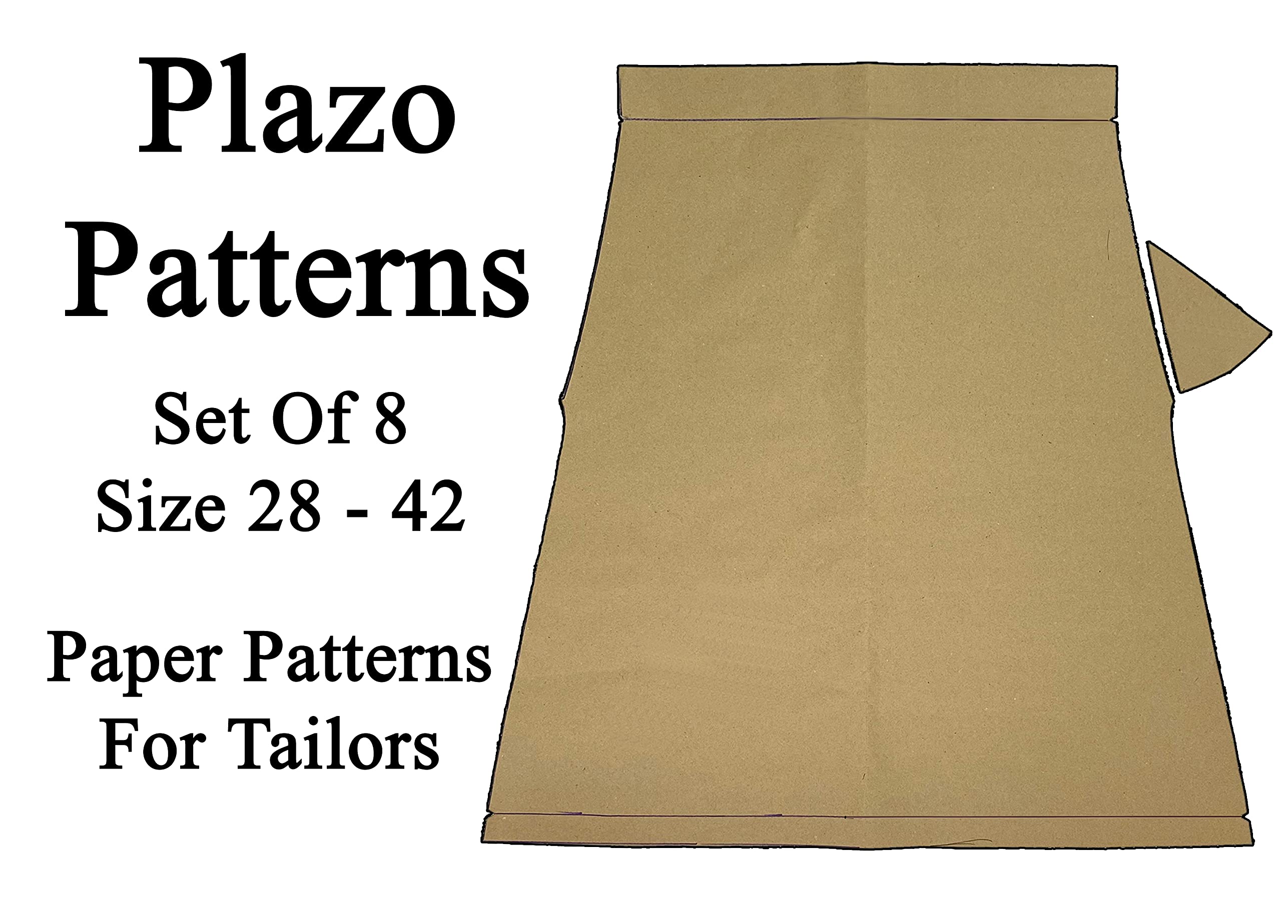 pant plazo ki cutting
