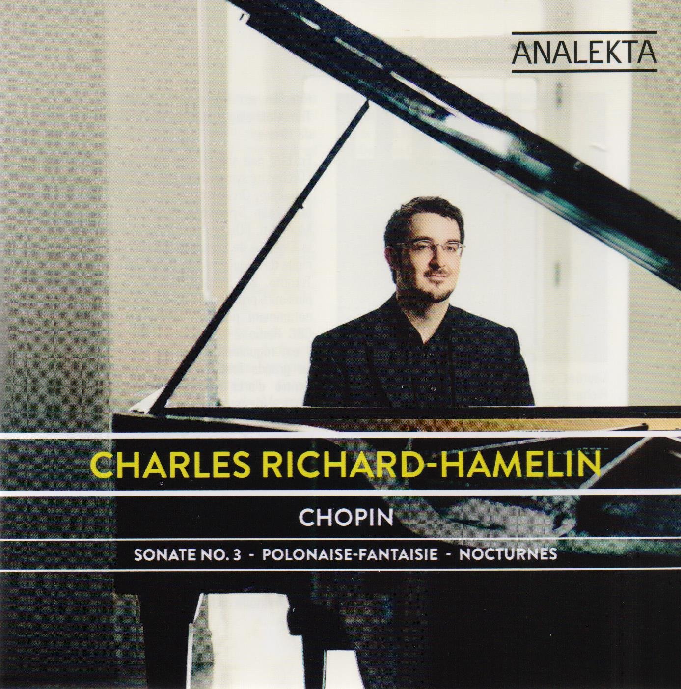Chopin: Sonata No.3 Polonaise-Fantaisie Nocturnes [Audio CD] Richard-Hamelin, Charles and Chopin