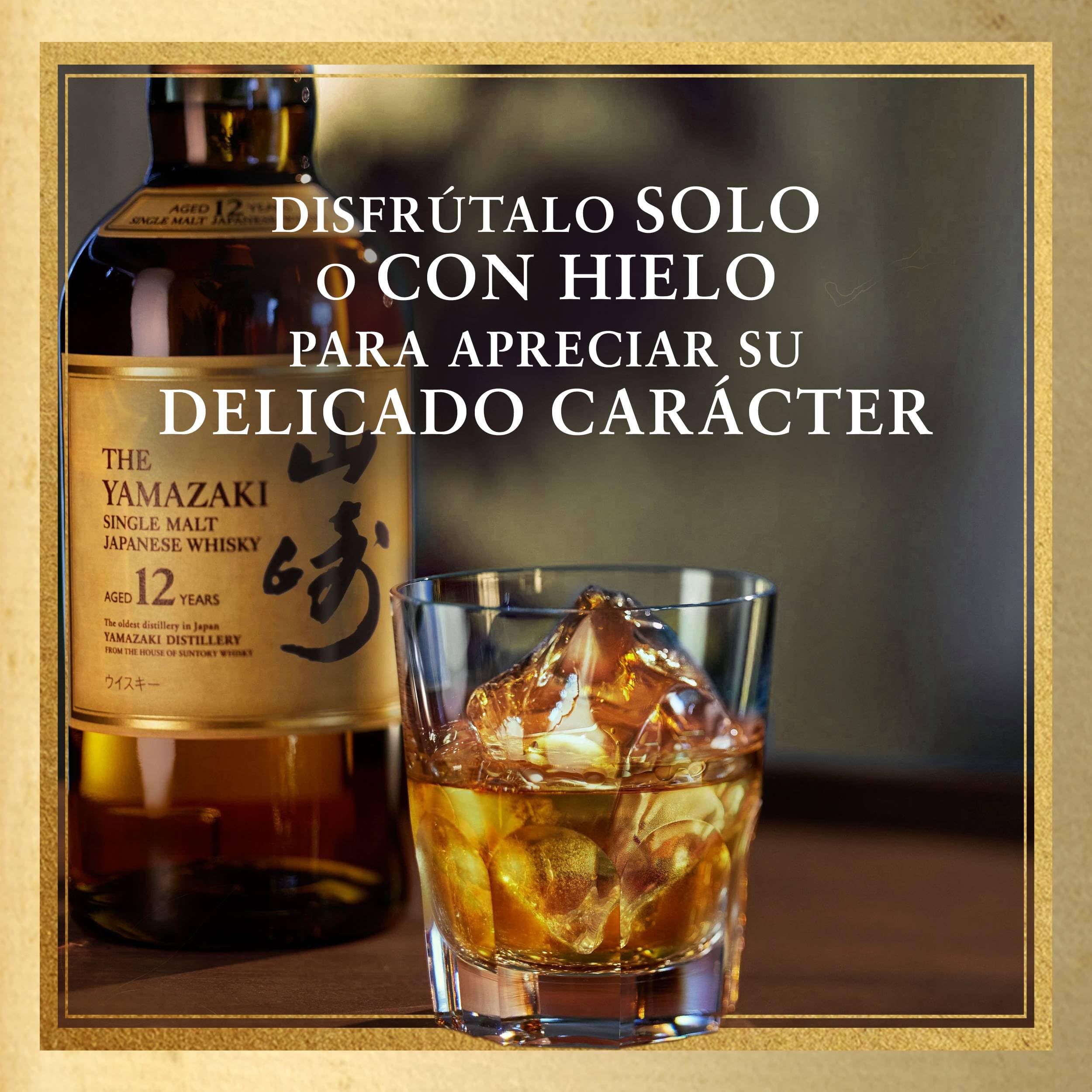 ウイスキー Yamazaki12Years Single Malt Whisky 700ml Yamazaki 12 Años Whisky Single Malt Japonés 70cl : Amazon.es