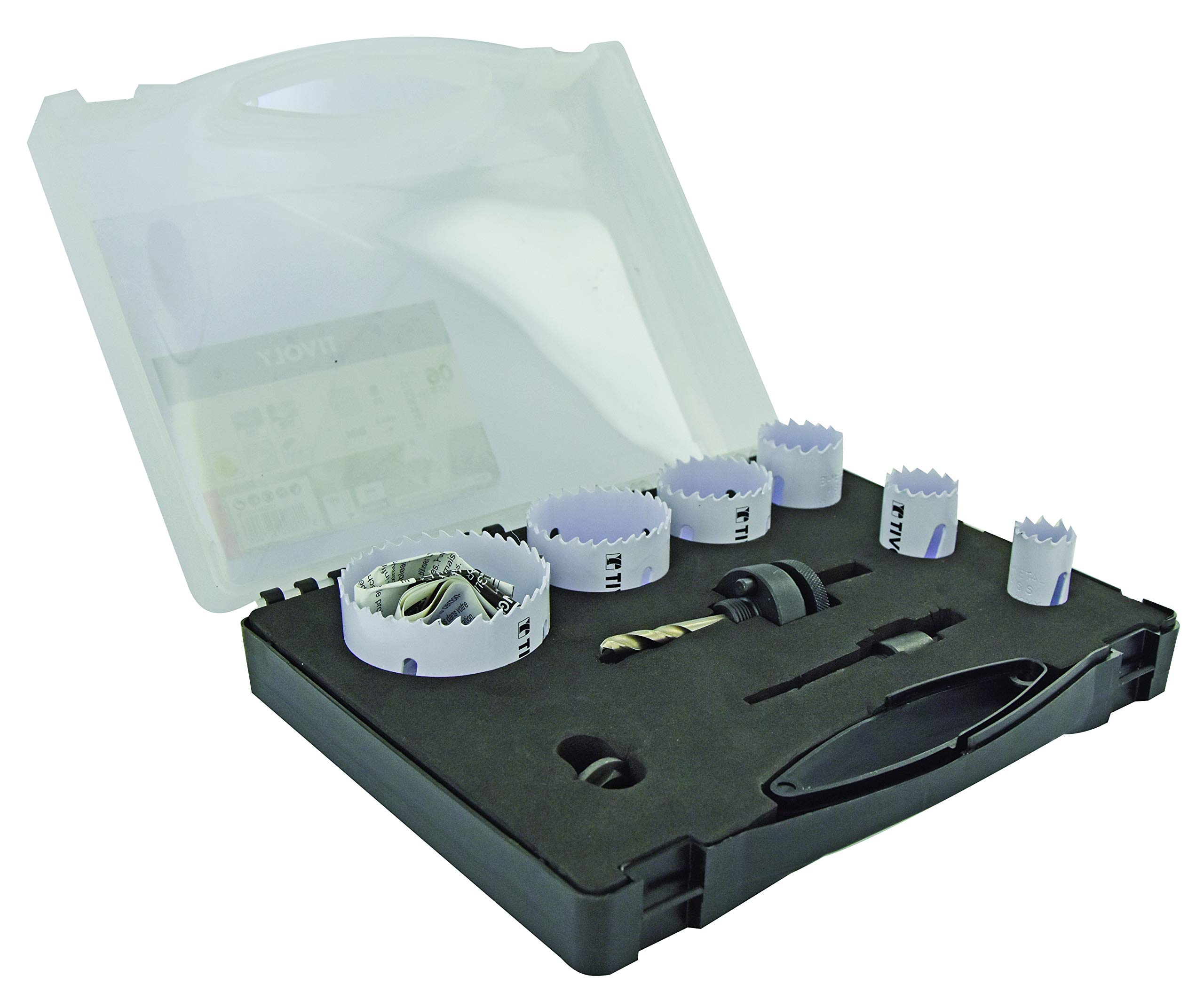 Tivoly XT50527052700 Coffret 8pcs Scies Cloches BIM D22-29-35-44-51-68mm pour Métal et Bois Durs
