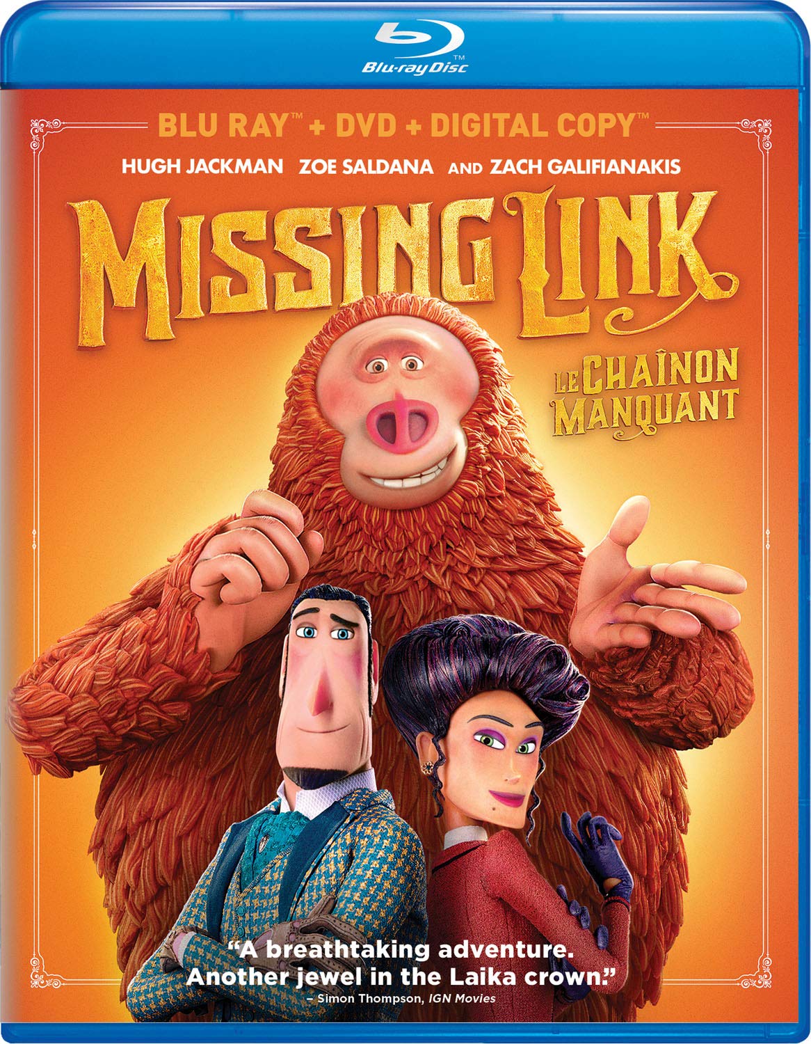 Missing Link [Blu-ray + DVD + Digital]: Amazon.ca: Hugh Jackman