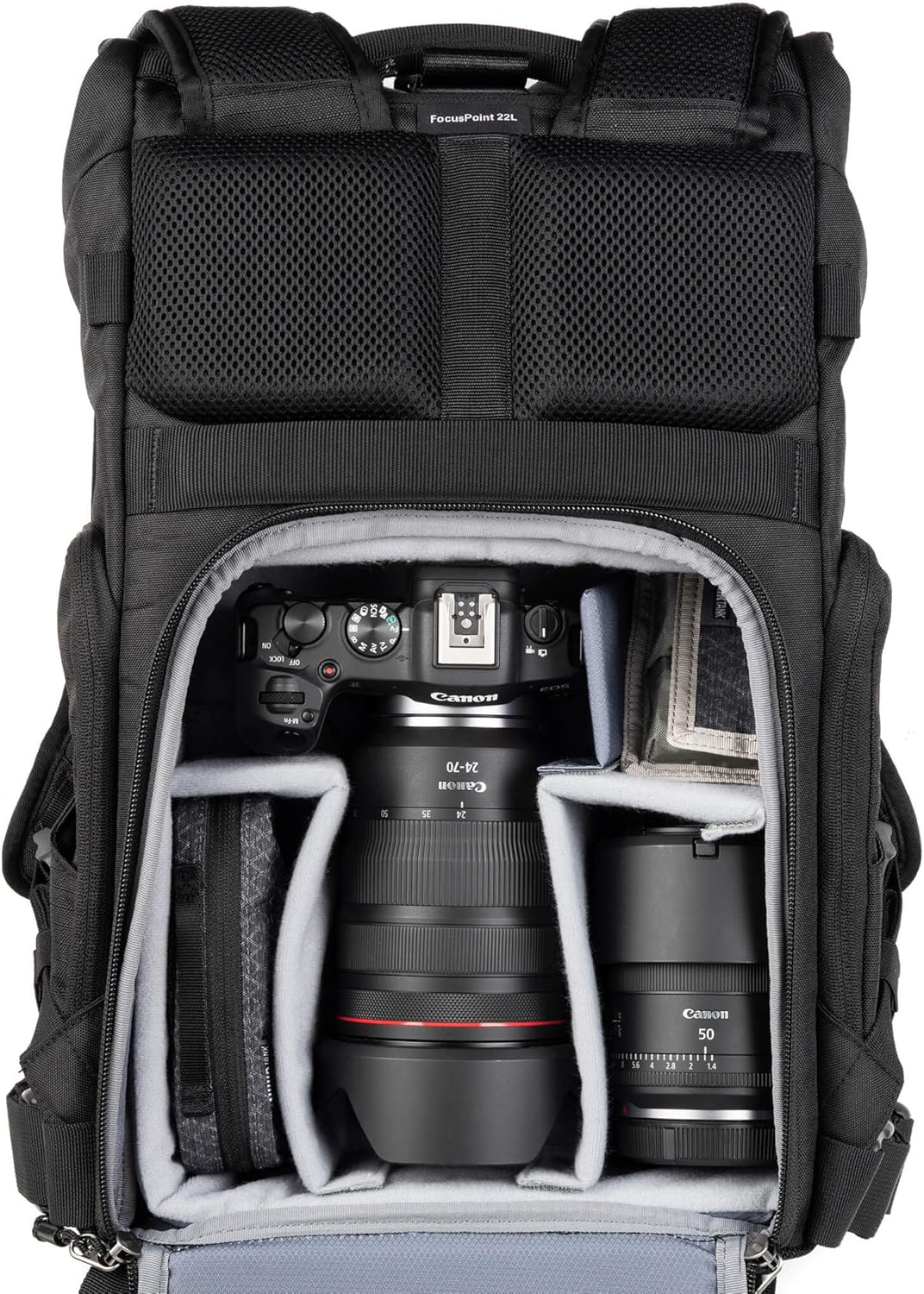 Think Tank FocusPoint 22L RollTop Camera Backpack - Urban Rust: Expandable Travel & Camera Backpack with Laptop Sleeve, Quick Side and Back Access, Rain Cover – Versatile Photography & Travel Bag