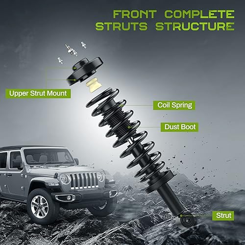 Miniatura 2 de AUTOSAVER88 Puntales rápidos completos delanteros compatibles con Ford F150 2009 2010 2011 2012 2013 Amortiguador 171141