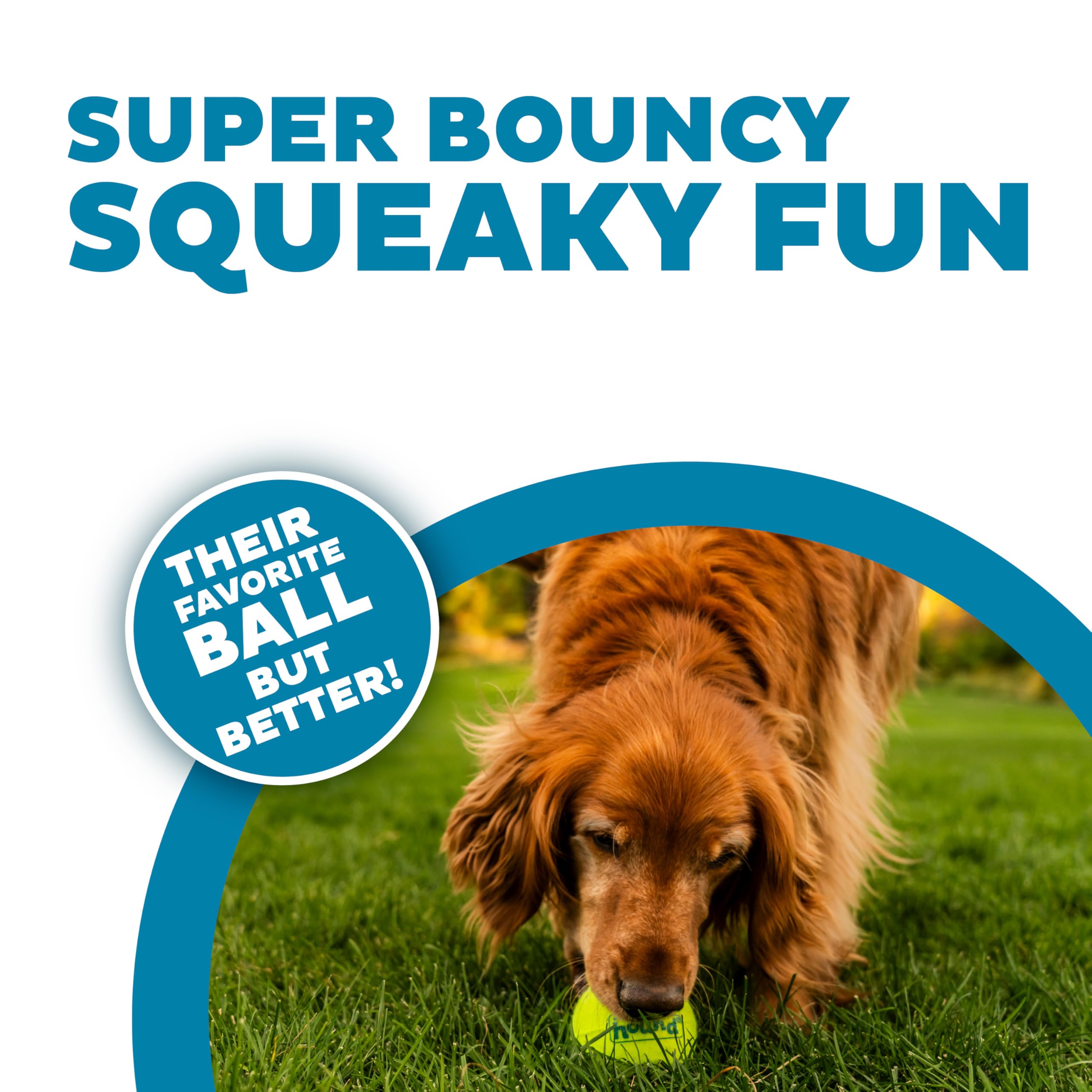 Outward Hound Piszcząca zabawka dla psa Ballz Fetch, duża, 2 szt