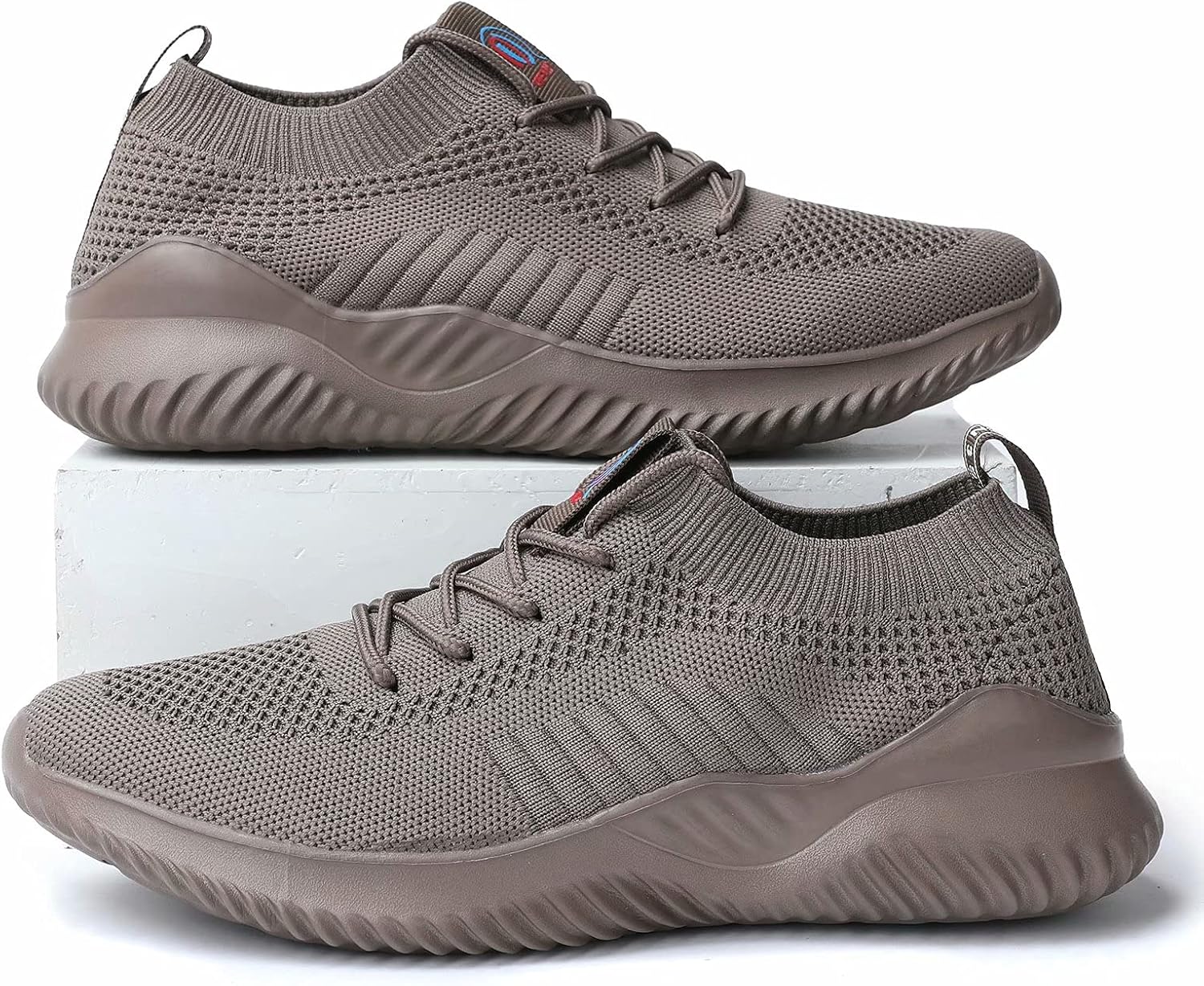  | Mens Running Shoes Slip on Walking Tennis Sneakers Fashion Breathable Mesh Soft Sole Casual Lightweight Trainers | Walking