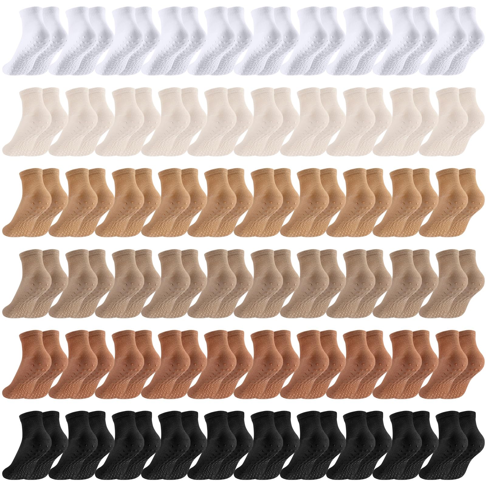Liitrsh Pilates Grip Socks Bulk Non Slip Socks