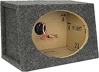 Scosche SE69KT 6x9 Speaker Box Enclosure - Premium MDF Subwoofer Box for Clear Car Audio & Easy Install