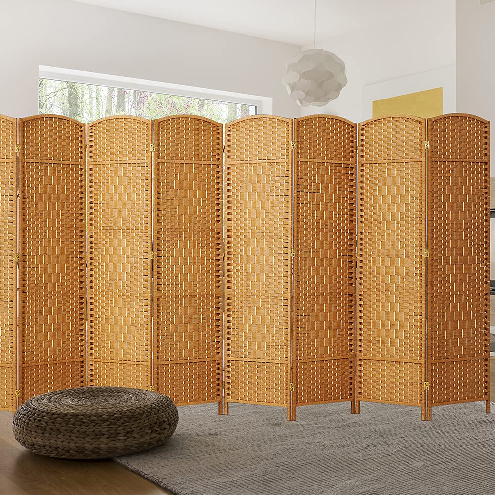 JOSTYLE Room Divider 6ft. Tall Extra Wide Privacy Screen, Folding