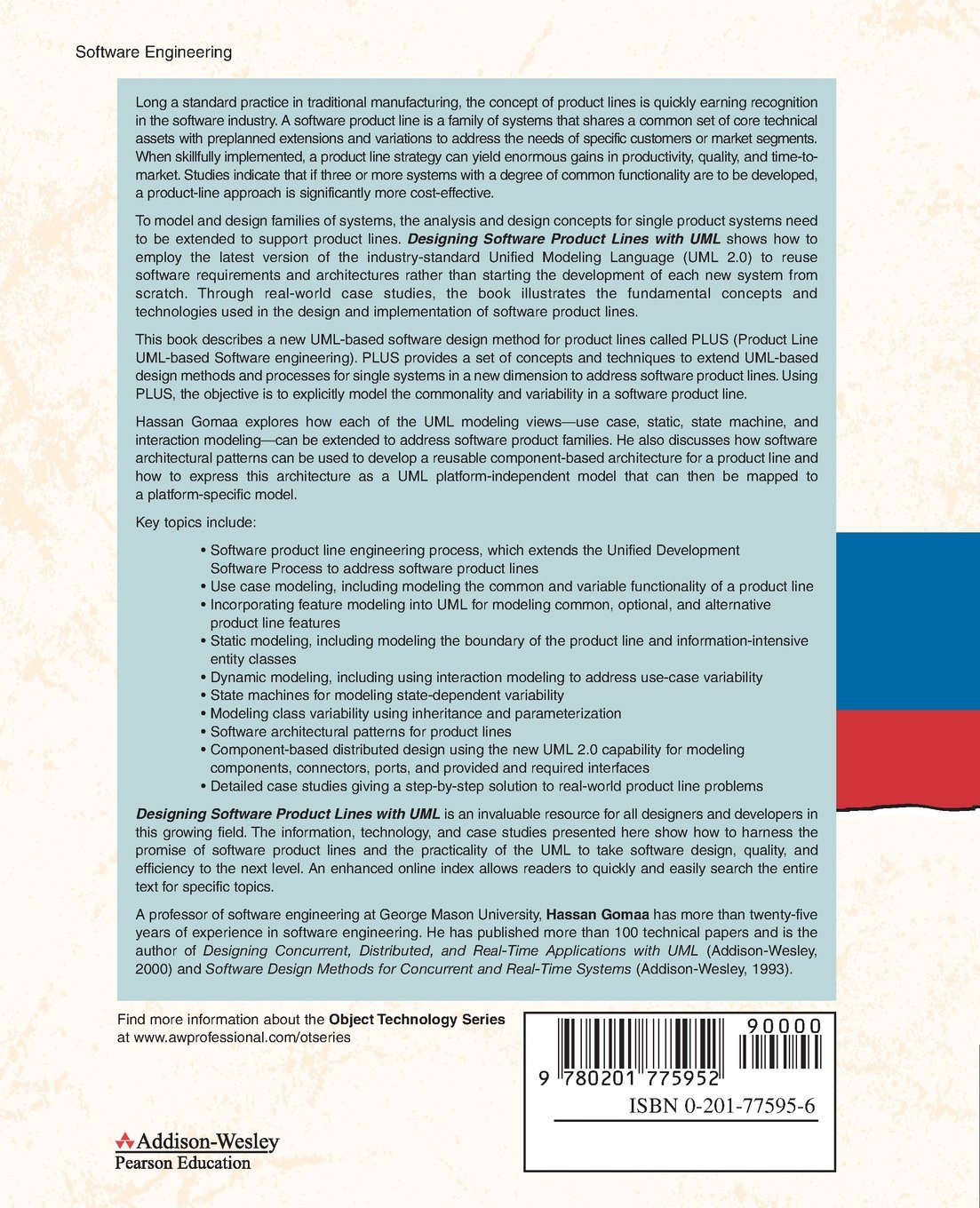 Designing Software Product Lines with UML: From Use Cases to Pattern-Based Software Architectures (Addison-wesley Object Technology Series)