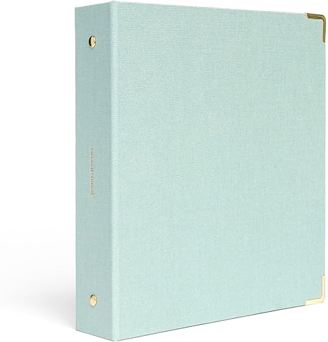 russell+hazel Carpeta Mini Patentada de 3 Anillos, Dew, 7" por 9"