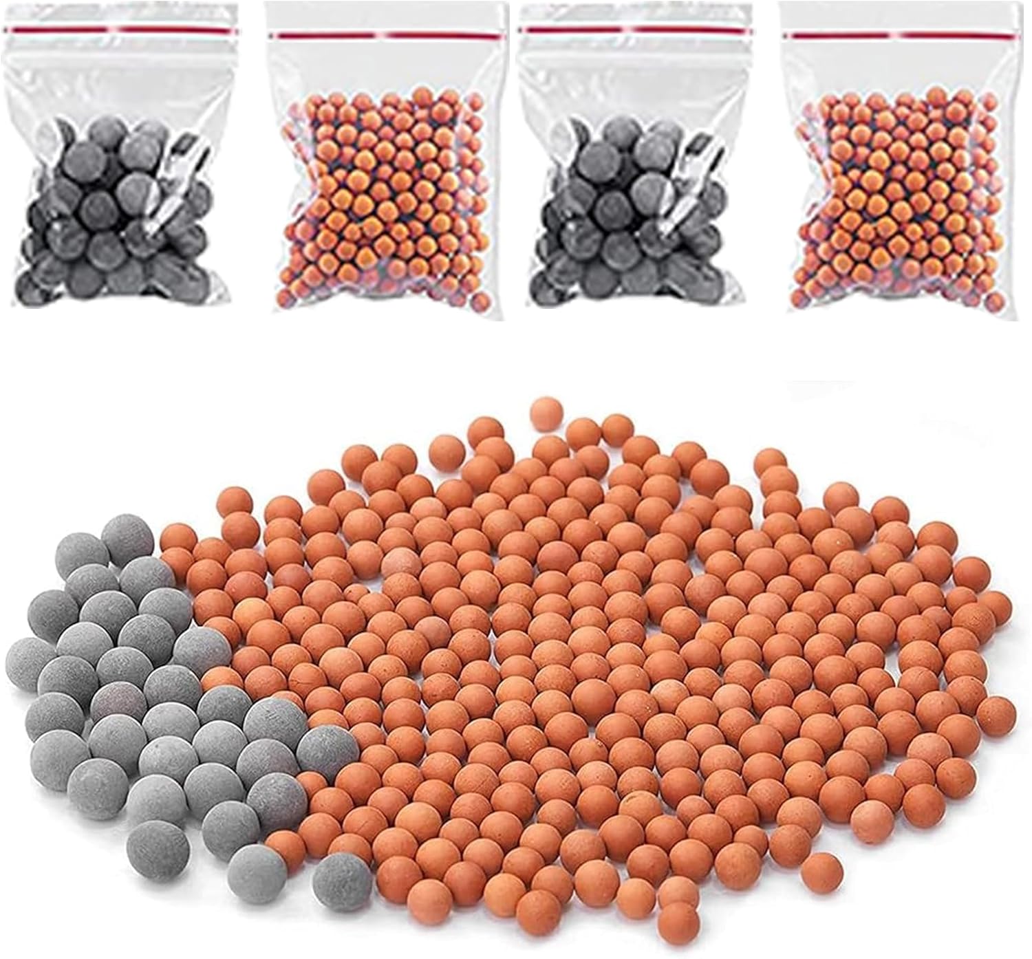 ZASHMART Ionic Shower Head Filter Beads, Hard Water Softening