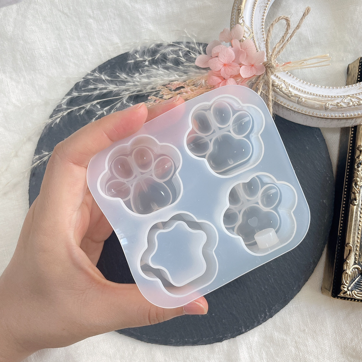 Amazon.co.jp: 【シャカシャカも作れる】 肉球 4種類 猫 シリコン