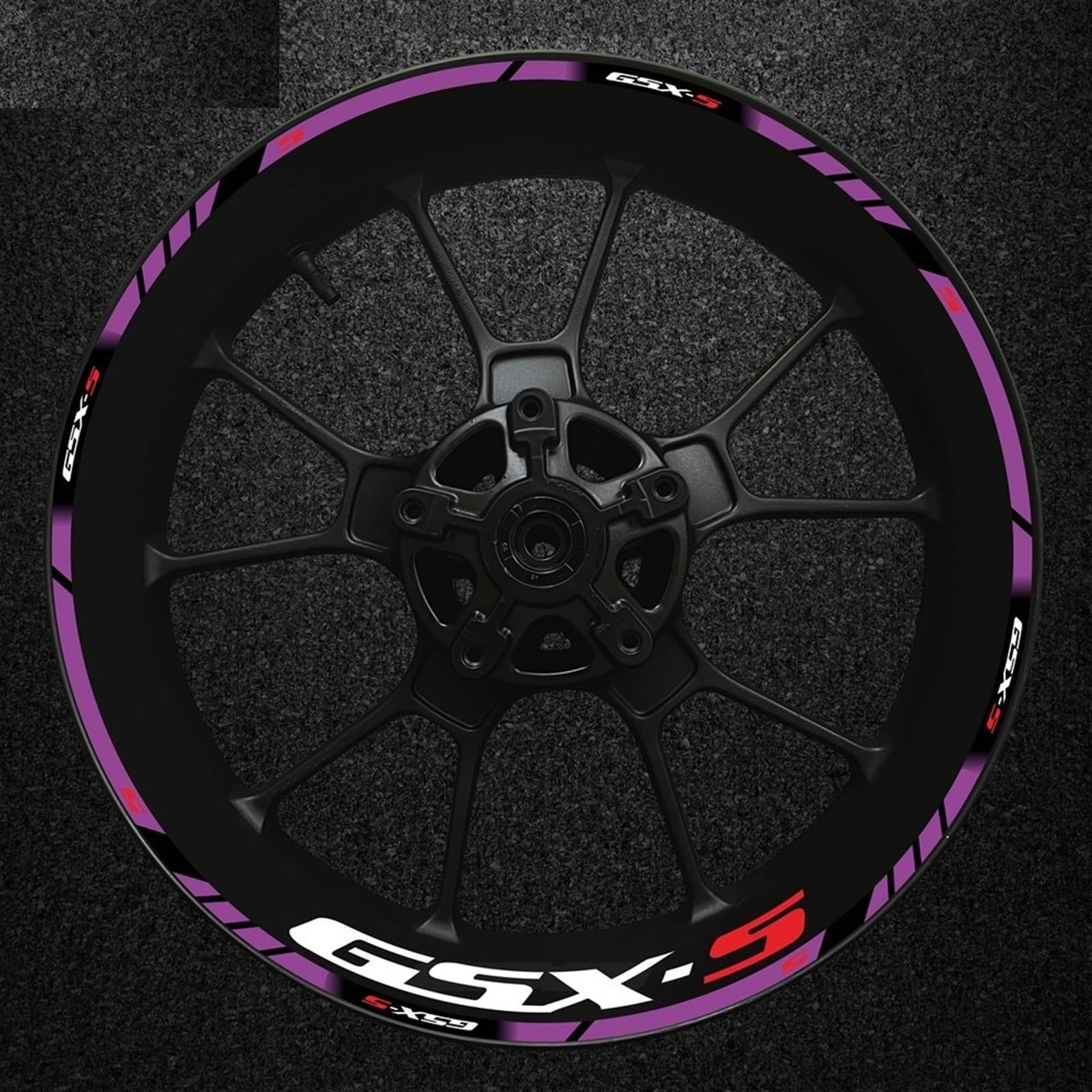 Full Set for Motorcycle Gsxs Wheel Sticker Stripe Rim for Suzuki Gsx-s Gsx-s750 Gsxs1000 750 1000 600 2022(Color17)