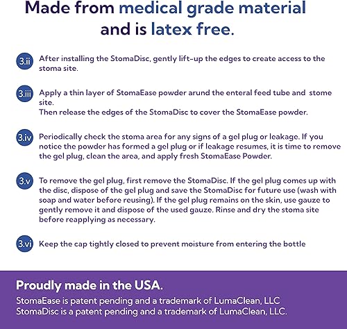Miniatura 5 de Disco de retención StomaDisc(TM) para el polvo StomaEase (24FR)