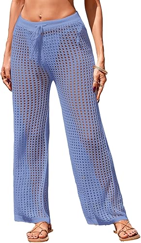 BreathSunny Womens Beach Cover Up Pants 2026 Swimsuit Bathing Suit Swim Coverup 