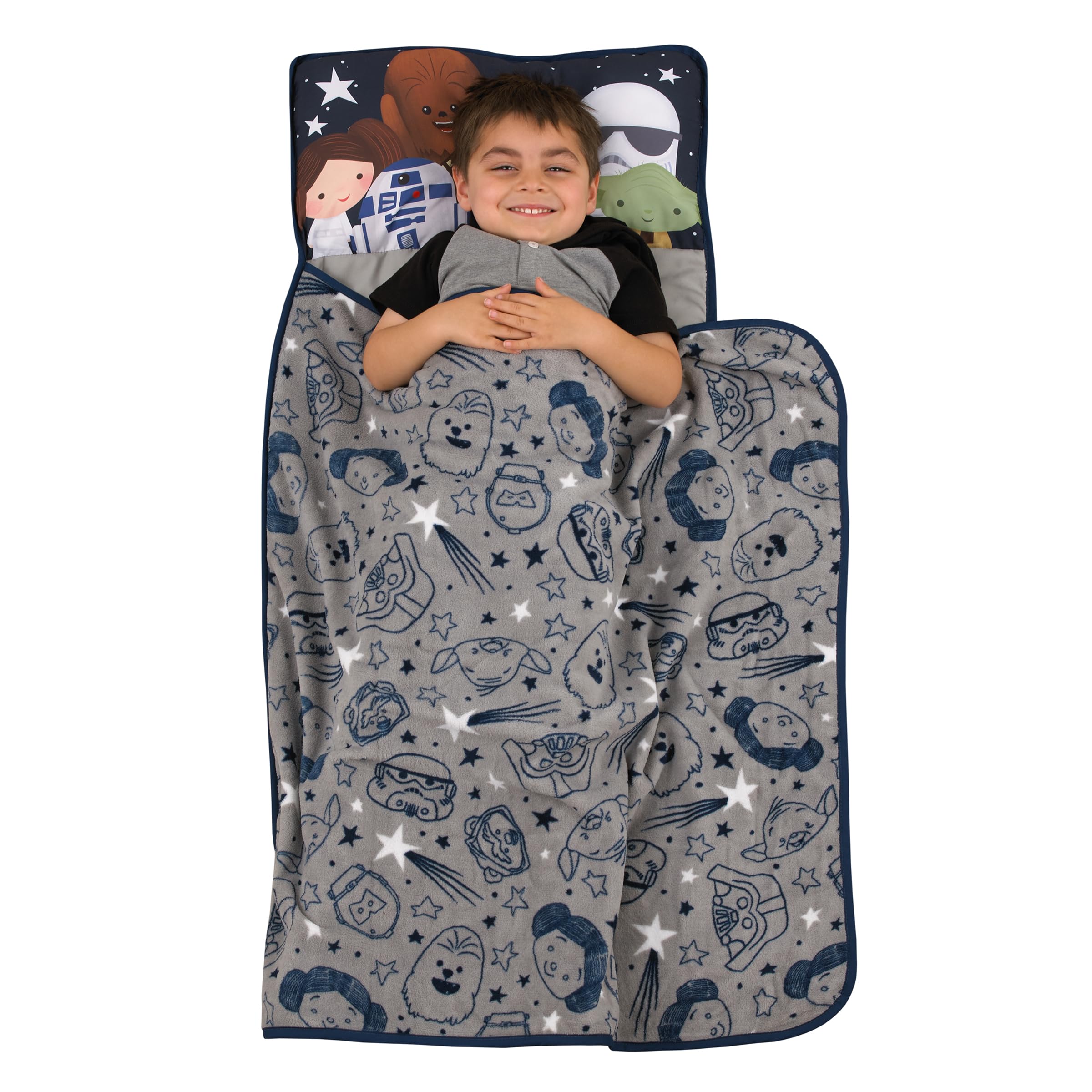 Star Wars R2D2 Sleeping Bag 寝袋 Amazon.com: Star Wars Welcome to The Galaxy Navy and Gray Princess
