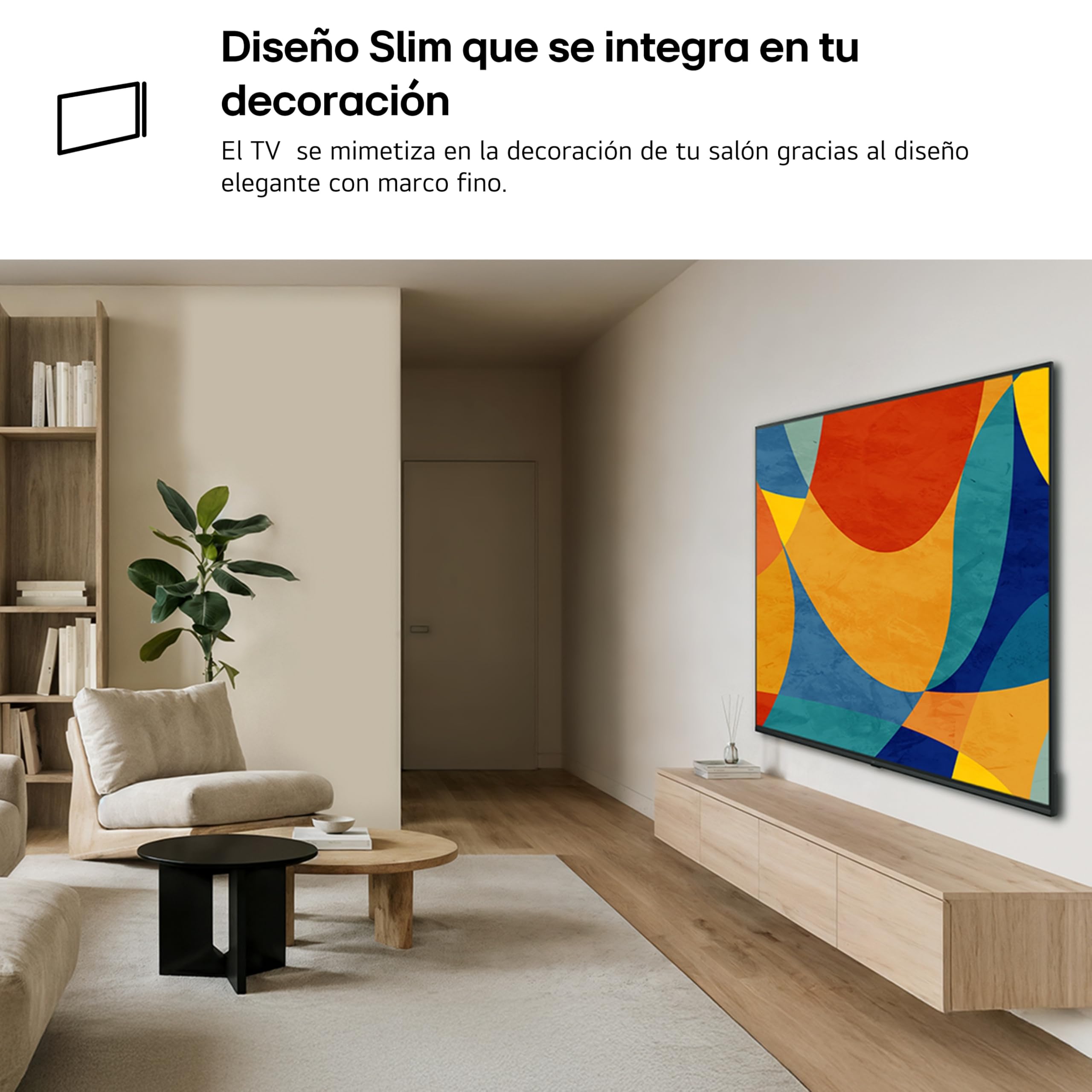 LG 75NU800B6LA - TV 75", Nano 4K UHD AI, Smart TV, WebOS 25 (Actualizable), Procesador Alpha 7 Gen9 AI, 144Hz, HDR10 y Dolby Digital Plus, Sin Reflejos al 94%, Alexa/Google Assistant, Negro