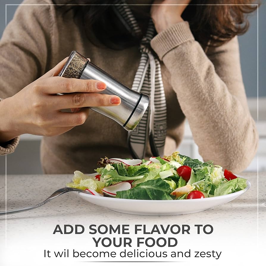Amazon | ペッパーシェーカーまたはソルトシェーカー 調節可能な