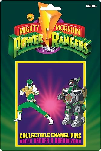Miniatura 2 de Power Rangers: Juego de pines Green Ranger y Dragonzord