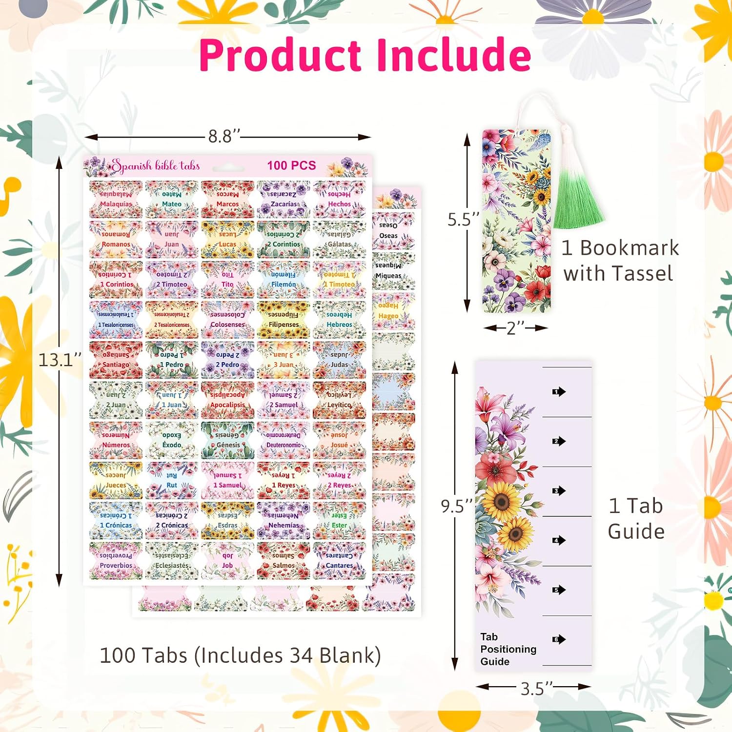 Ceiba Tree Spanish Bible Tabs Laminated Bible Index Tabs image 2