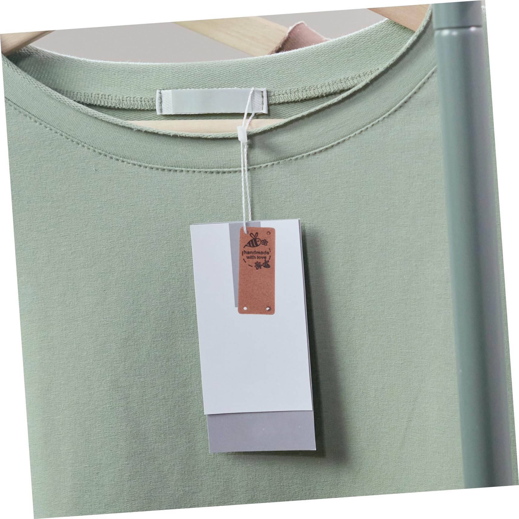 DOITOOL 5 Ensembles Étiquettes De Vêtements Souple Lot De Étiquettes Pour Artisanat Accessoires Personnalisés Manuelles Décoratives Pour Textiles Projets Diy 40 Pièces * 5