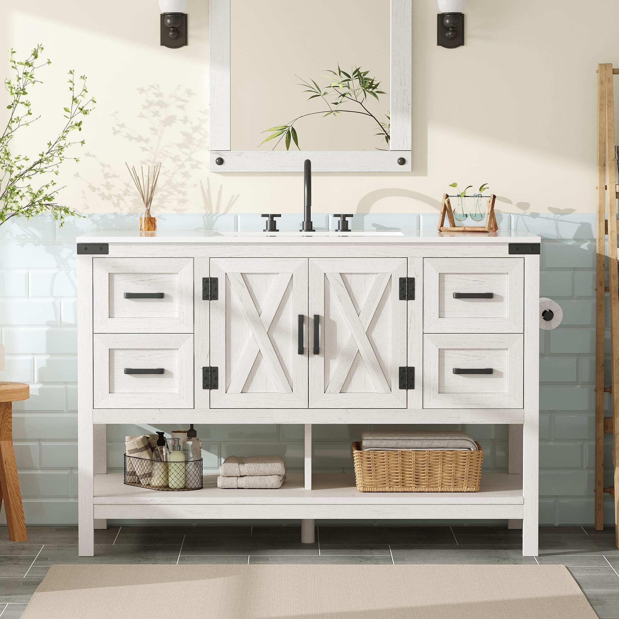 AMERLIFE 48 Farmhouse Vanity