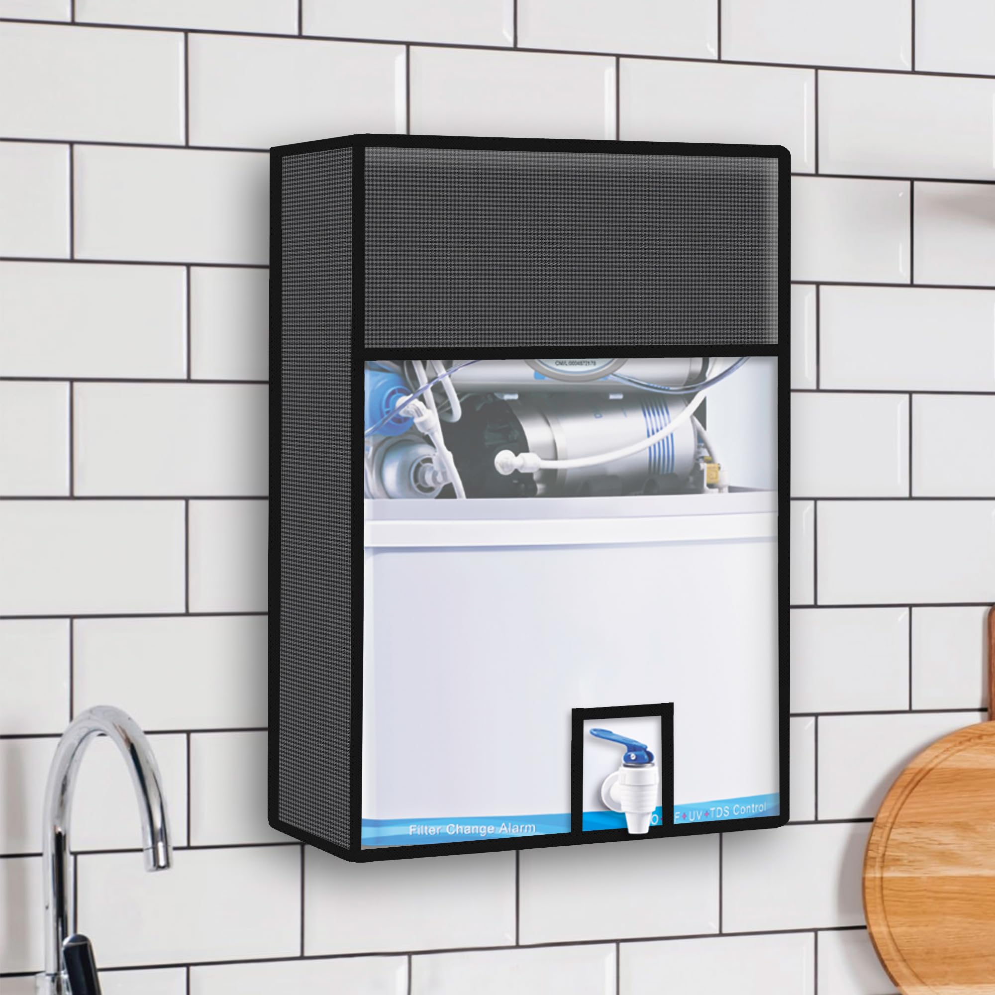 Kuber Industries Ro Cover | Free Size | Ro Water Purifier Cover | Dust Protective Ro Cover | Purifier Ro Cover | Water Purifier Cover | Ro Cover For Home, Kitchen | Mini Check | Grey (B0D3F66D2T) Amazon Price History, Amazon Price Tracker