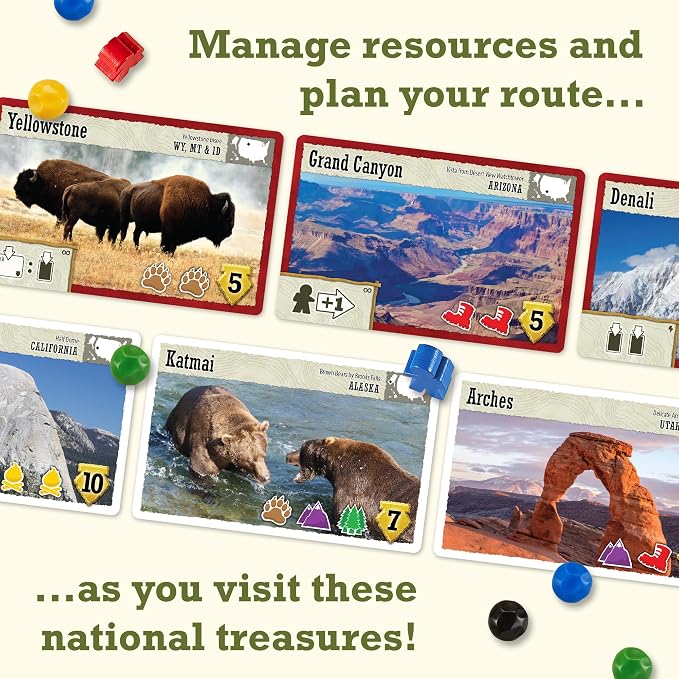Underdog Games Trekking The National Parks miniatura 3