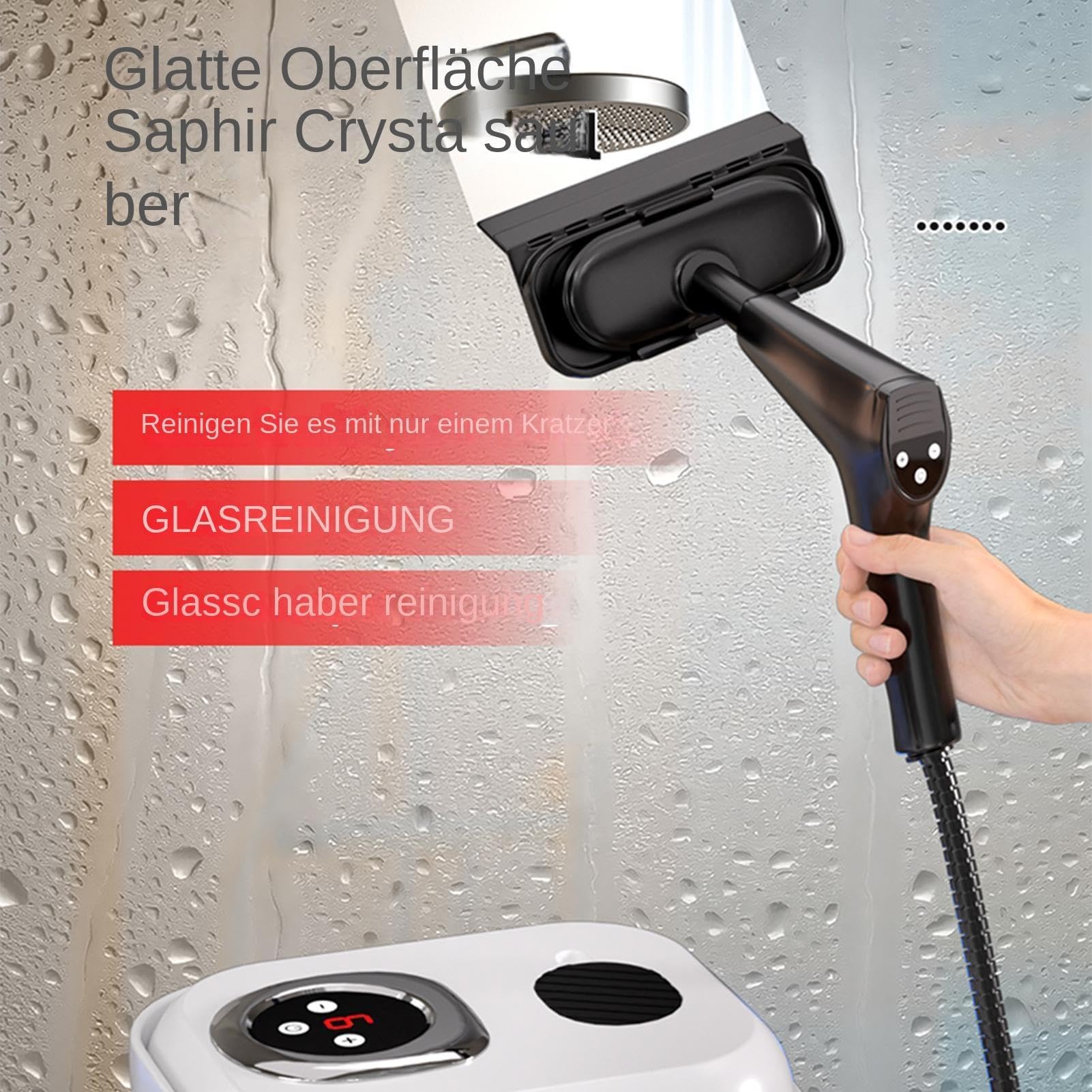 Ręczny odkurzacz parowy, 6-poziomowa przenośna pralka, heavy duty kitchen Steam Cleaner, profesjonalny zestaw do czyszczenia w industrialnym, ścierka do upholstery i płytek