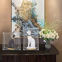 Vista 3 de Vitrina de Acrílico para Coleccionables Montar Caja de Exhibición de Acrílico Transparente para Lego Caja de Vidrio Alternativa para Mostrar